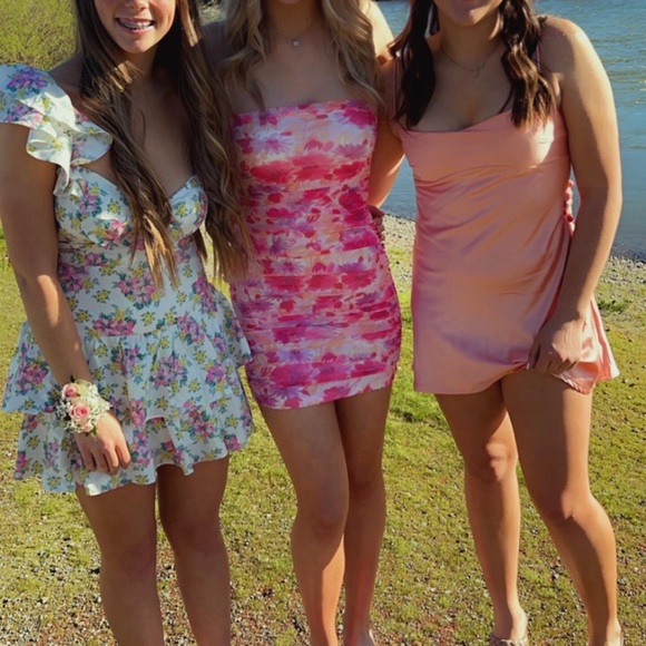 Hello Molly - Only The Hottest Mini Pink Dress - Picture 3 of 7